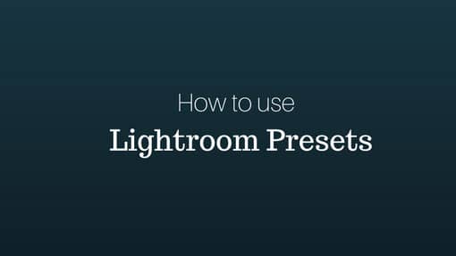 lightroom presets