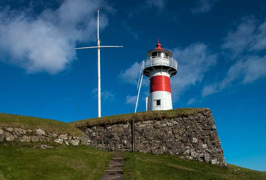 lighthouse torshavn faroe islands